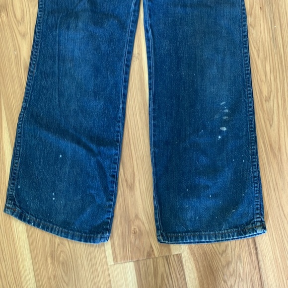 Vintage Wranglers 1970s Flare 27W 27In - Picture 5 of 9